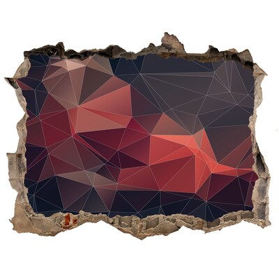 Díra 3D fototapeta na stěnu Abstraktní díra ve zdi