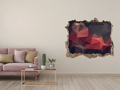 Díra 3D fototapeta na stěnu Abstraktní díra ve zdi