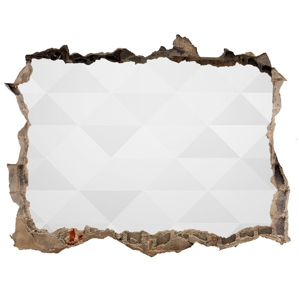 Díra 3D fototapeta nálepka Zničená zeď s výhledem do prázdna