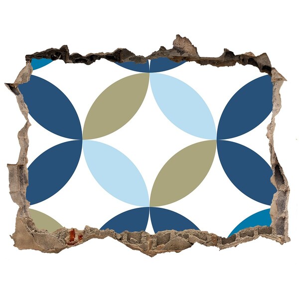 Fotoobraz díra na stěnu Moderní vzor na pozadí zdi