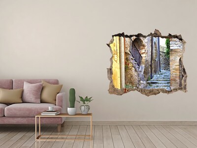 Fototapeta díra na zeď 3D Okouzlující uličky italského městečka