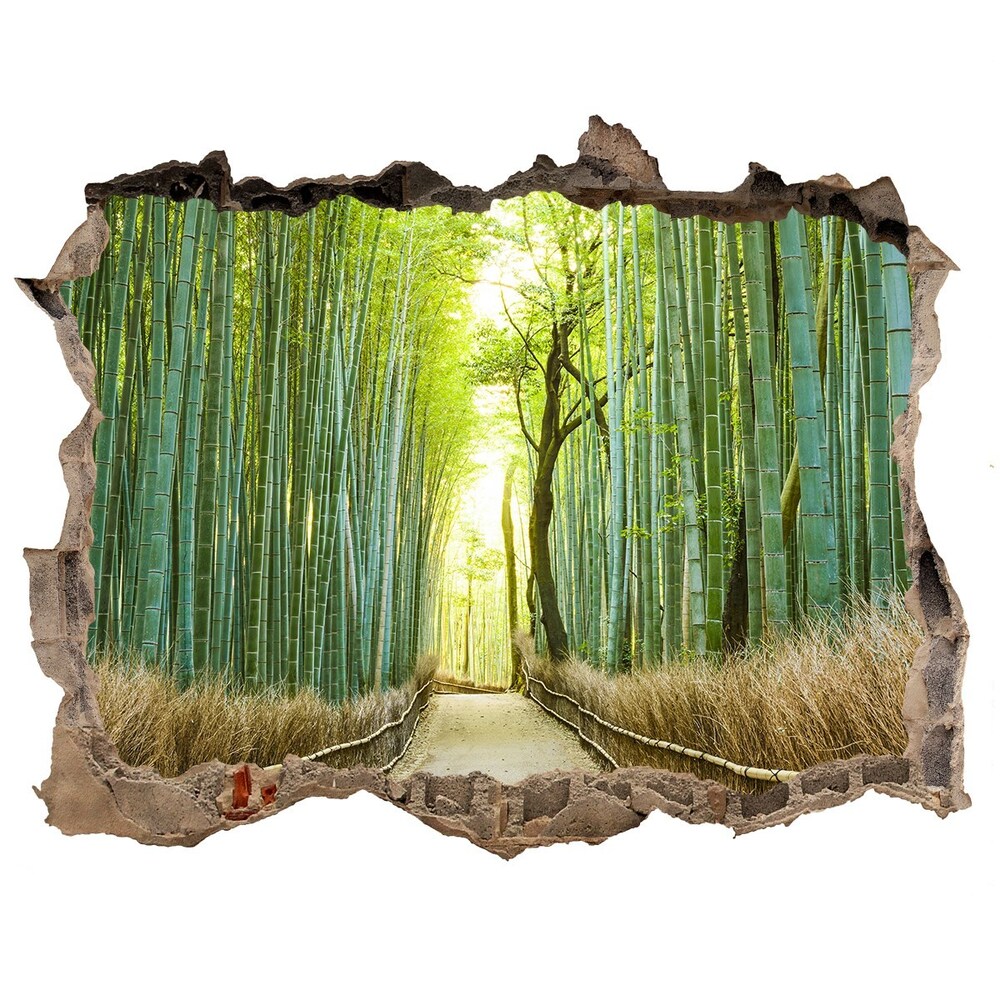 Nálepka fototapeta 3D výhled Bambusový les