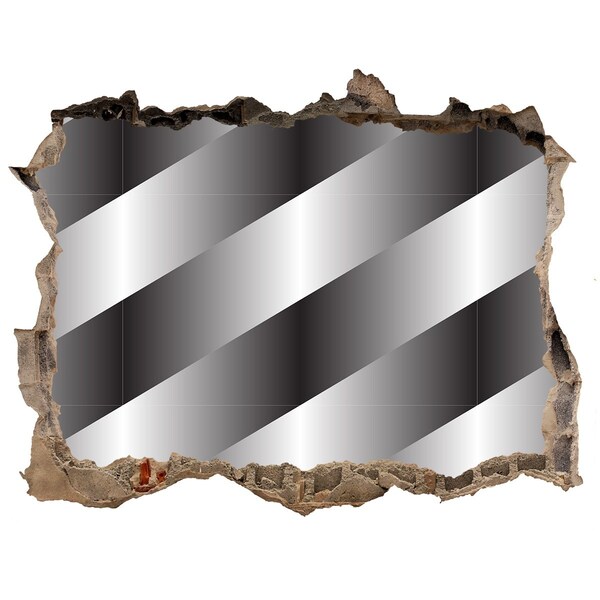 Díra 3D fototapeta nálepka Iluze rozbité zdi