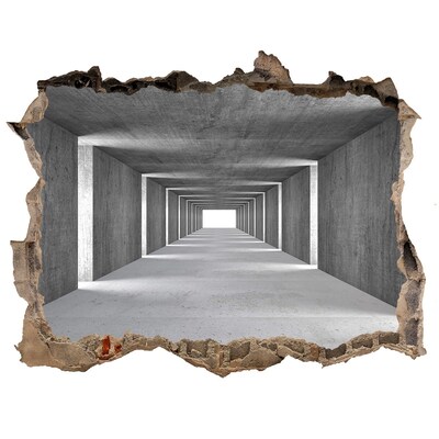 Díra 3D fototapeta nálepka Betonový tunel