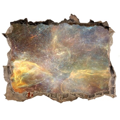 Díra 3D fototapeta nálepka Vesmírná díra ve zdi