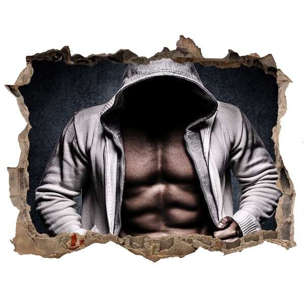 Samolepící díra na stěnu Intenzivní trénink v městském stylu