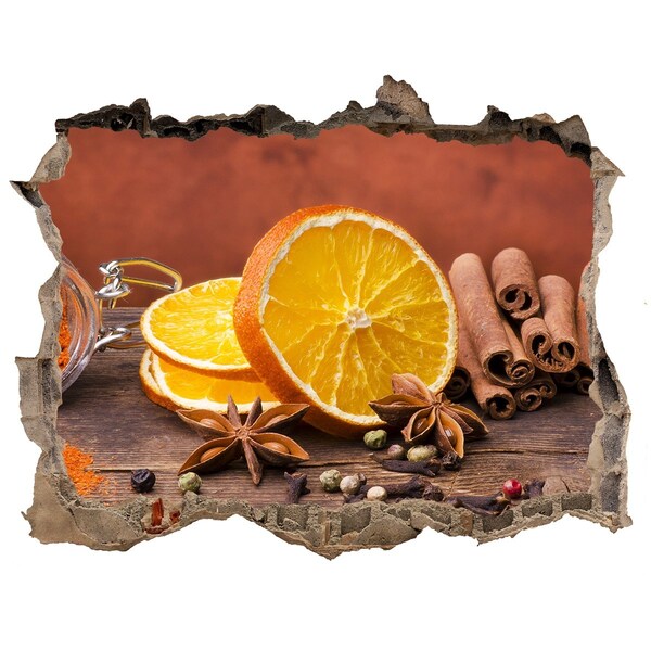 Nálepka 3D díra na zeď Kuchyňské vůně