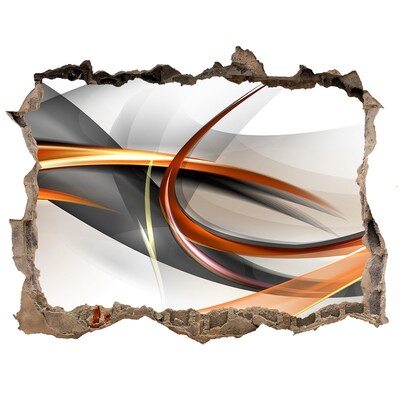 Díra 3D fototapeta na stěnu Abstraktní únik barev