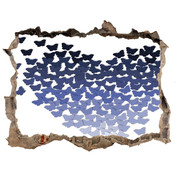 Samolepící nálepka Motýli v modrých hlubinách