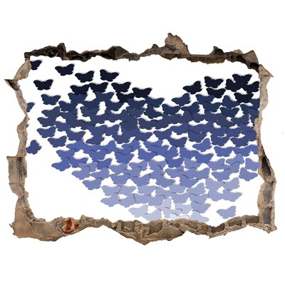 Samolepící nálepka Motýli v modrých hlubinách