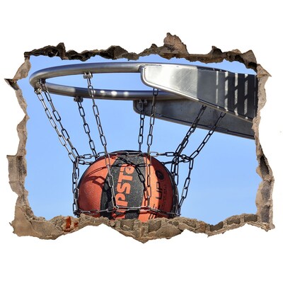 Foto fotografie díra na zeď Basketball
