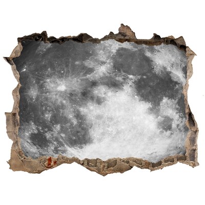 Foto fotografie díra na zeď Měsíc