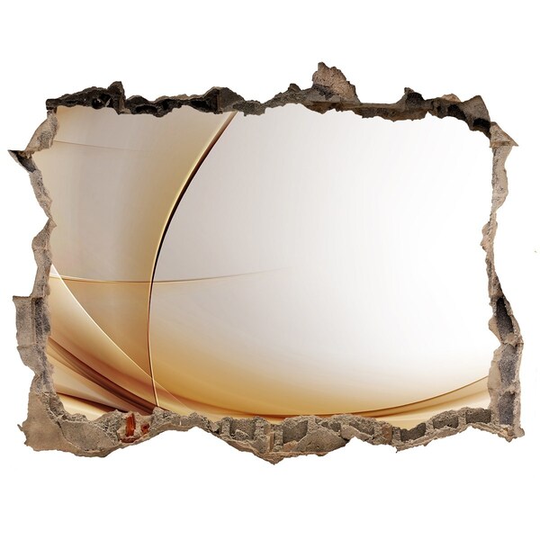 Díra 3D fototapeta nálepka Abstraktní prostor za zdí