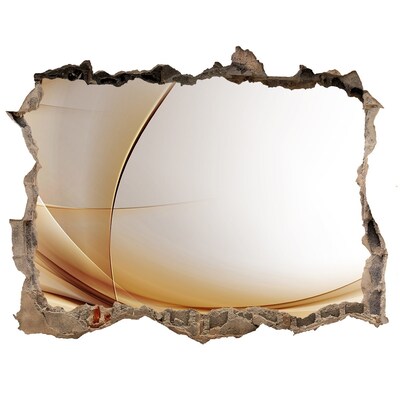 Díra 3D fototapeta nálepka Abstraktní prostor za zdí