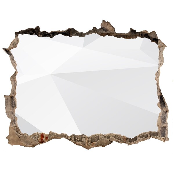 Díra 3D fototapeta na stěnu Rozbitá zeď s odrazem světla