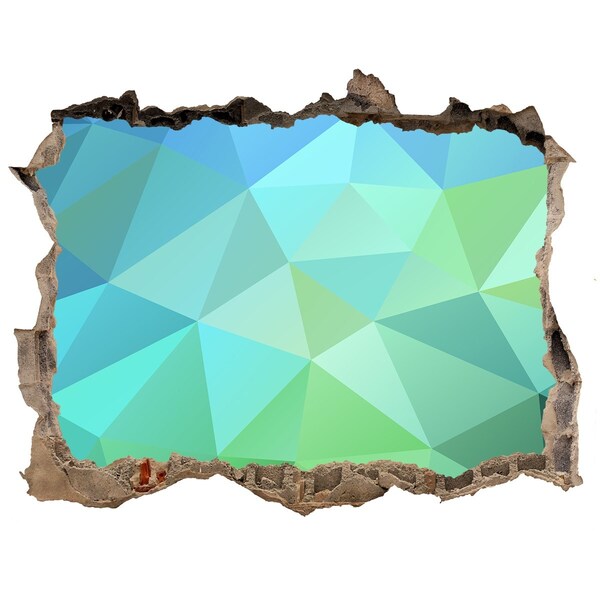 Díra 3D fototapeta nálepka Virtuální díra ve zdi