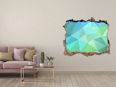 Díra 3D fototapeta nálepka Virtuální díra ve zdi