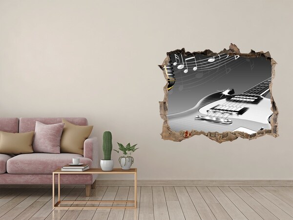 Fotoobraz díra na stěnu Hudební díra ve zdi