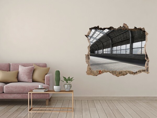 Fototapeta díra na zeď 3D Městské kouzlo za dírou