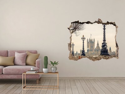 Fototapeta díra na zeď 3D Pohled na Londýn