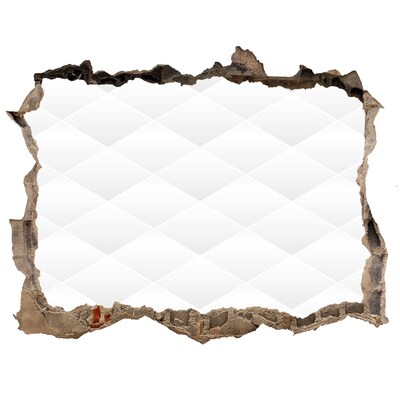 Díra 3D fototapeta nálepka Rozbitá zeď s výhledem do prázdna