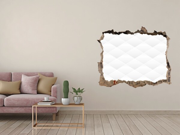 Díra 3D fototapeta nálepka Rozbitá zeď s výhledem do prázdna