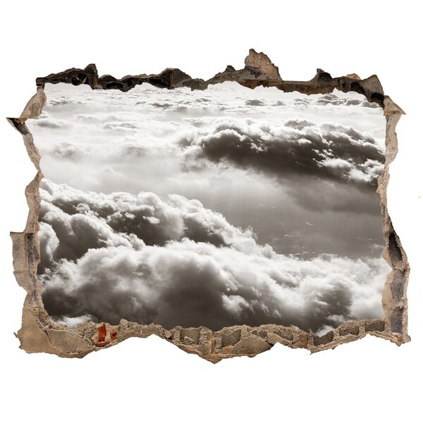 Nálepka fototapeta 3D Pohled na mraky