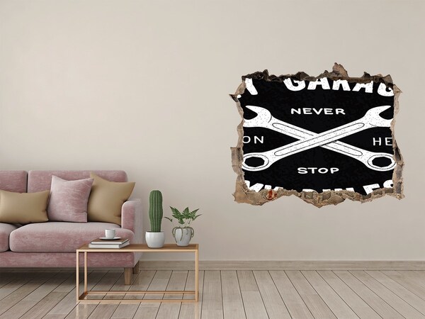 Fototapeta díra na zeď Workshop o pravidlech