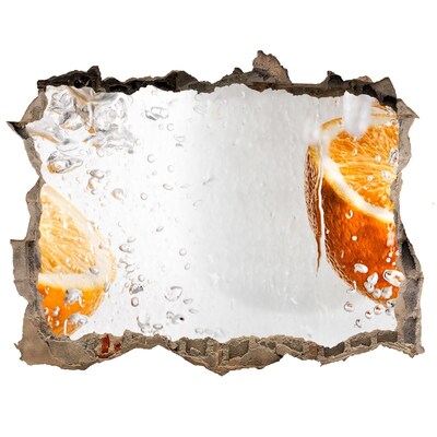 Nálepka díra na zeď Osvěžující citrusový pohled