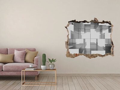 Díra 3D fototapeta nálepka Prostor v betonu