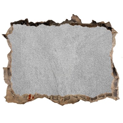 Díra 3D fototapeta na stěnu Popraskaná zeď s výhledem na beton