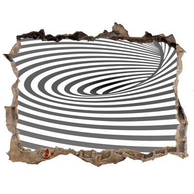 Samolepící díra na stěnu Vír v realitě