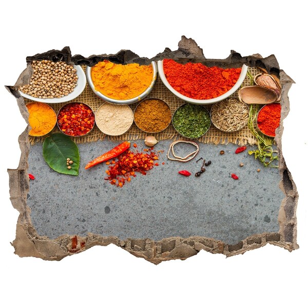 Samolepící nálepka Kuchyně plná koření