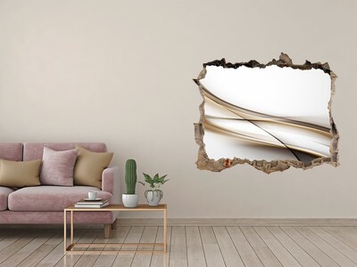 Samolepící díra zeď 3D Abstraktní prostor za zdí