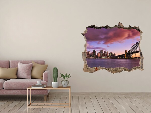 Fototapeta díra na zeď 3D Pohled na Sydney