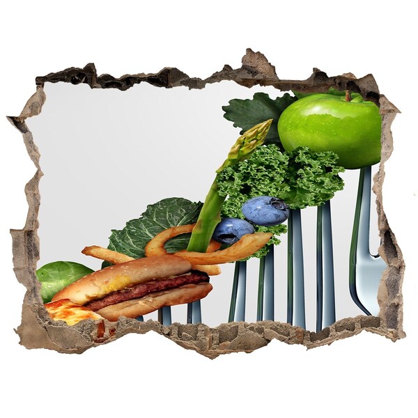 Samolepící nálepka Kulinářský svět za zdí