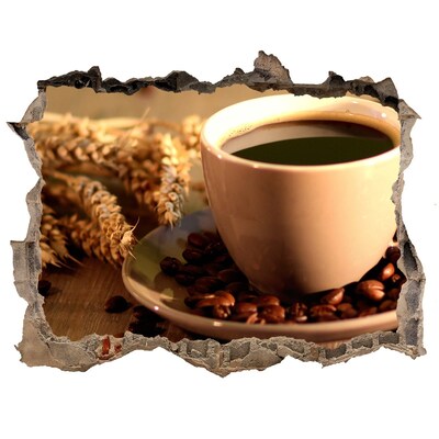 Samolepící nálepka Káva se zrny