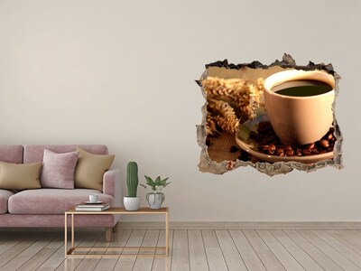 Samolepící nálepka Káva se zrny