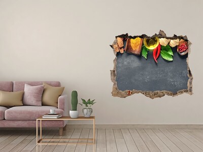 Samolepící nálepka na zeď Kuchyňské chutě zpoza zdi