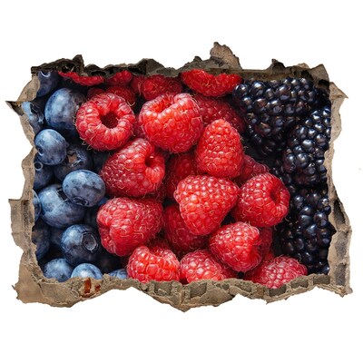 Samolepící nálepka beton Ovocný ráj ve zdi