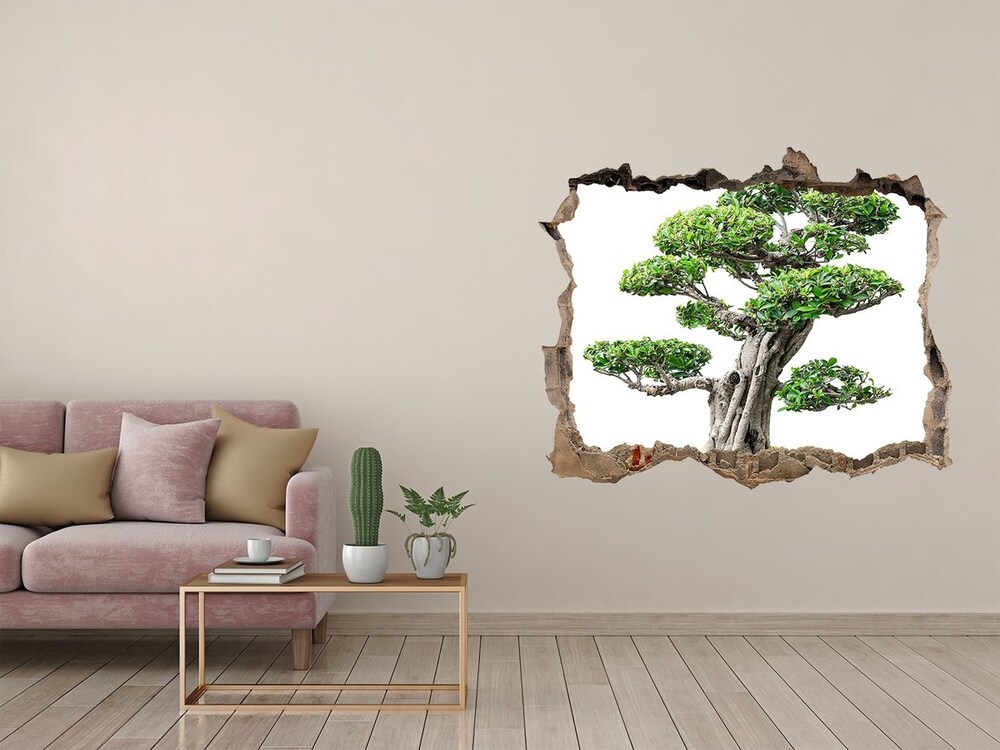 Samolepící díra na stěnu Strom bonsaj