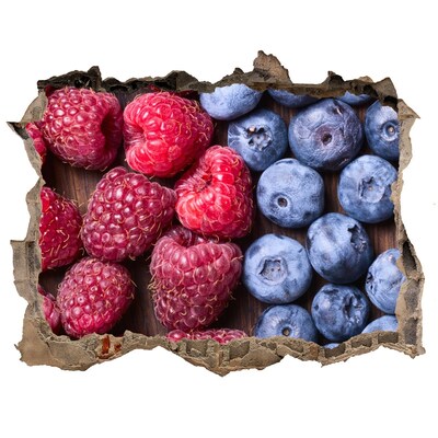 Samolepící nálepka beton Ovocná díra ve zdi