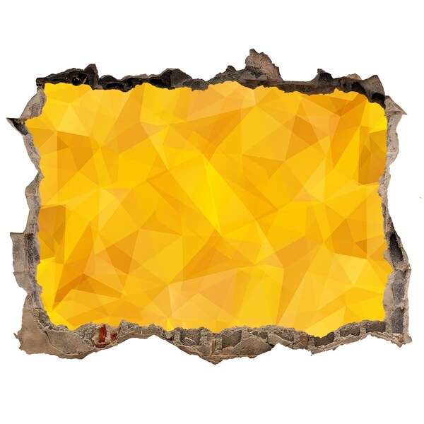 Samolepící díra zeď Zlatá prasklina ve zdi