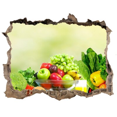 Samolepící nálepka Zelenina a ovoce