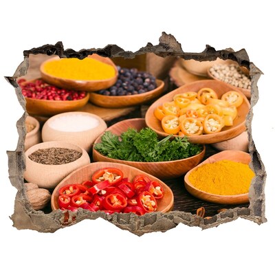 Samolepící nálepka Kuchyně plná koření