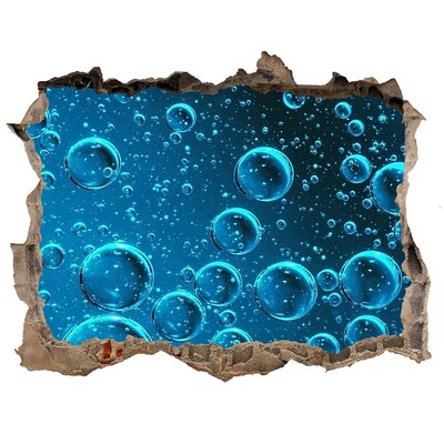 Fototapeta díra na zeď Podvodní svět s bublinami