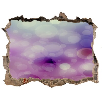 Samolepící díra na stěnu Barevná díra ve zdi