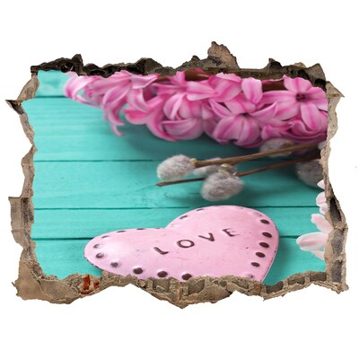 Samolepící díra na stěnu Srdce plné lásky