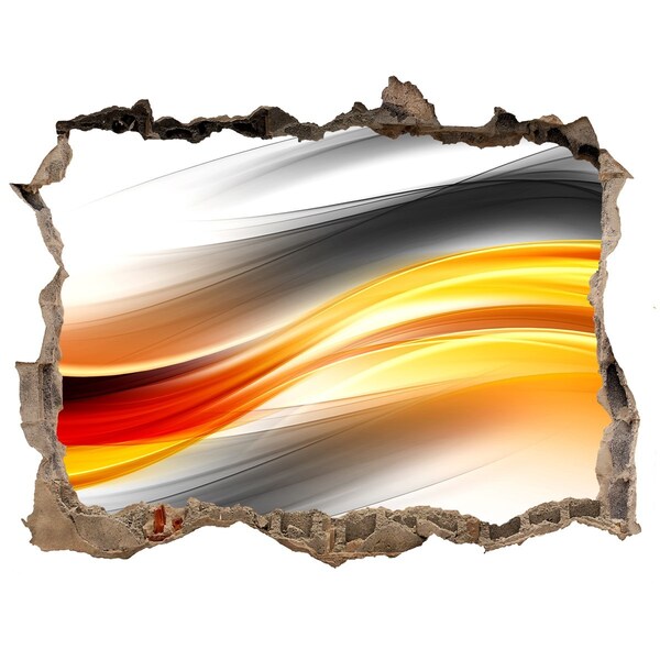 Nálepka fototapeta 3D výhled Průlom barev v betonu