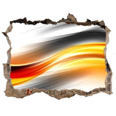 Nálepka fototapeta 3D výhled Průlom barev v betonu